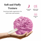 Caredone Body Scrubber & Shower Loofah Sponge – For Men, Women & Kids, Round Sponge Loofa