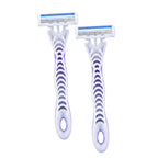 CareDone Women's Body Razor, Triple Blade, Smooth Handle, Gentle Care