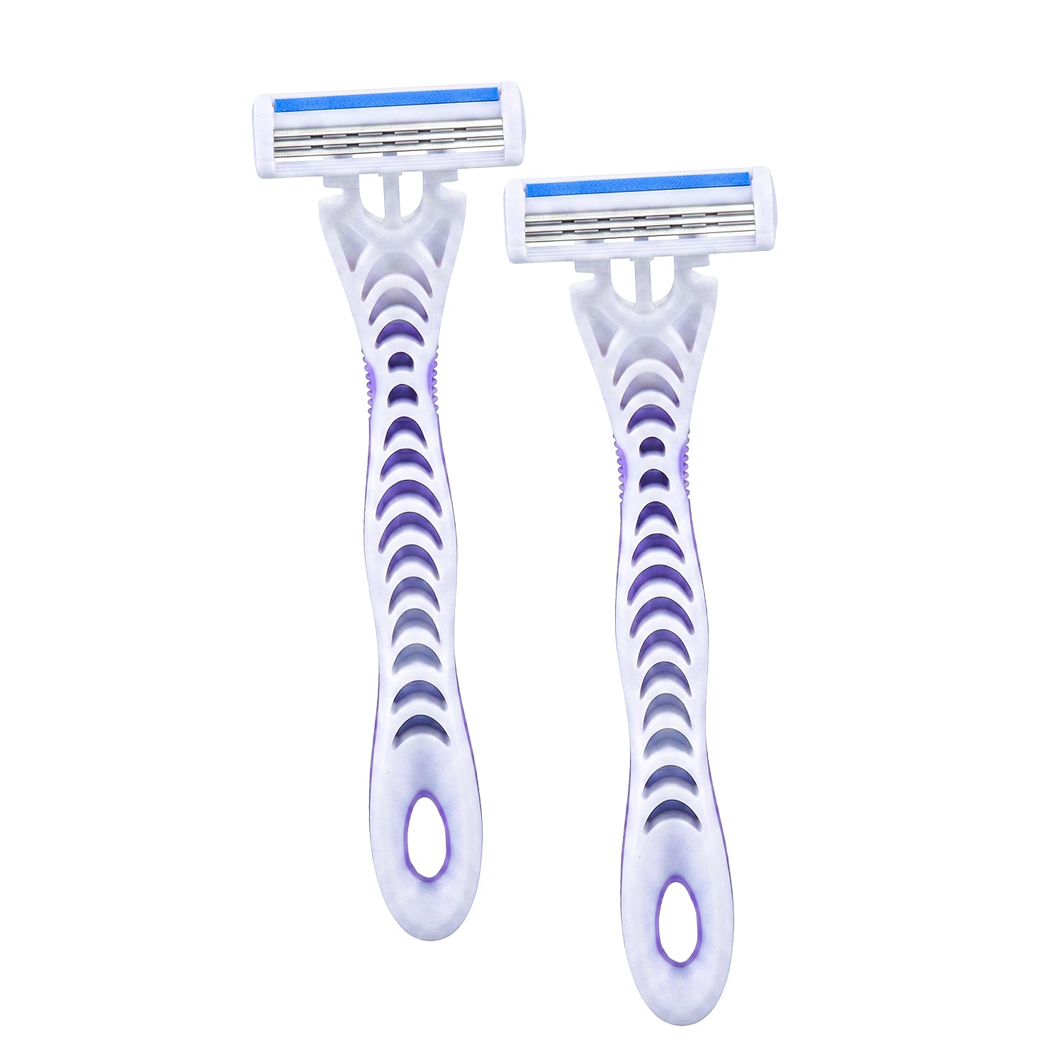 CareDone Women's Body Razor, Triple Blade, Smooth Handle, Gentle Care
