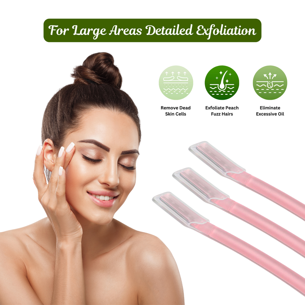 Caredone Face Razor for Painfree Facial Hair Removal (3 Units)