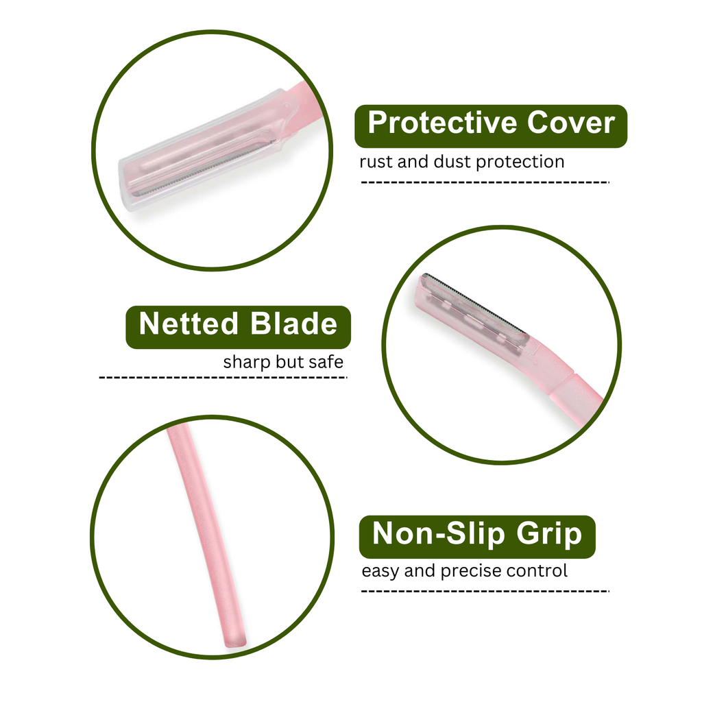 Caredone Face Razor for Painfree Facial Hair Removal (3 Units)
