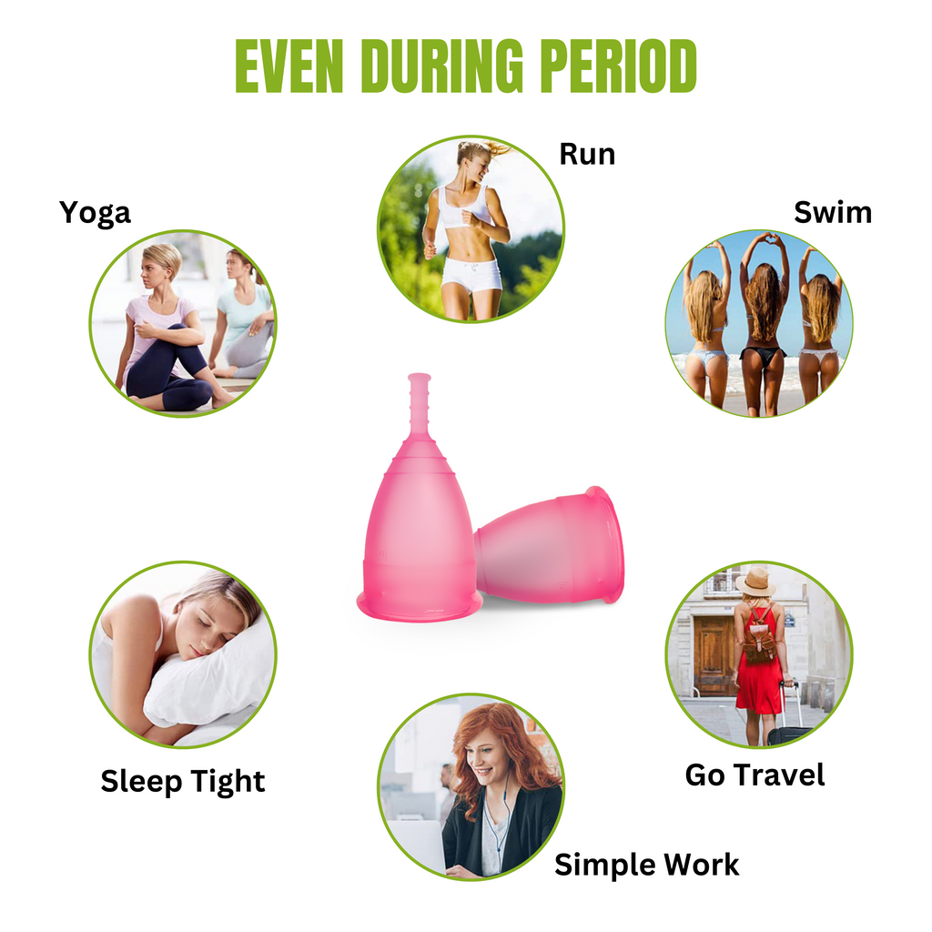 CareDone Reusable Menstrual Cup – Medical Grade Silicone Period Cup