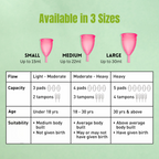 CareDone Reusable Menstrual Cup – Medical Grade Silicone Period Cup