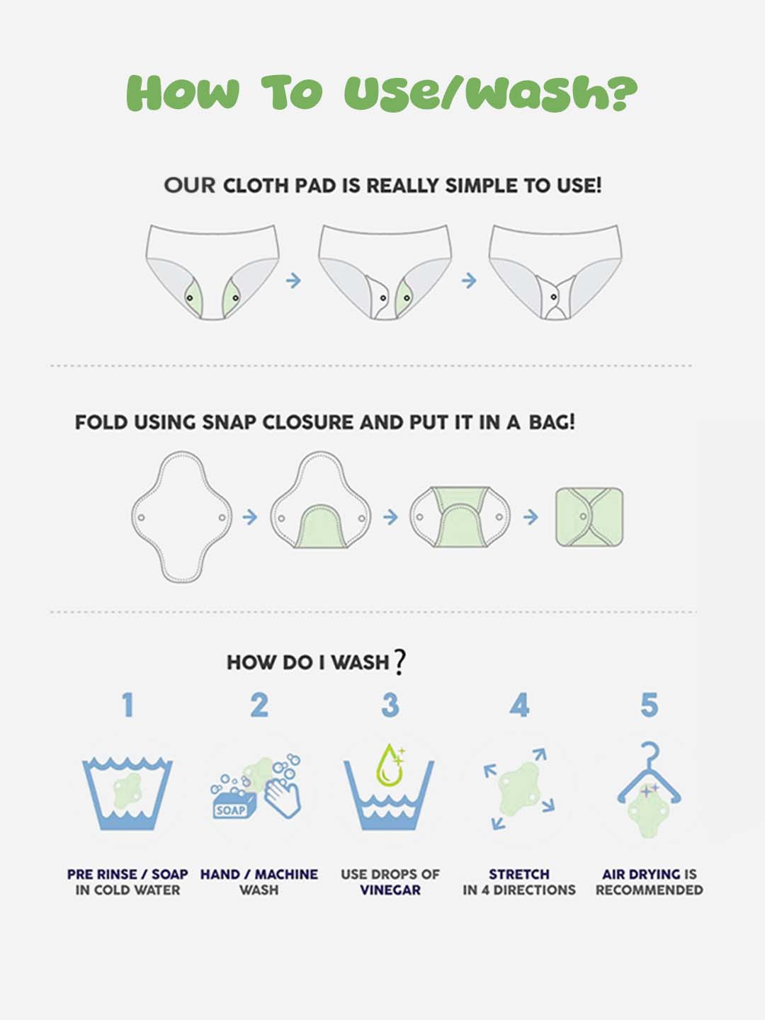 Reusable Sanitary Pads
