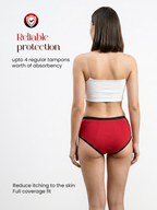 CareDone Reusable Period Panty – Rash-Free Protection, High-Rise Leak-Proof Absorbent Underwear