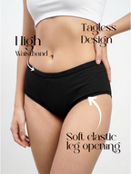 CareDone Reusable Period Panty – Rash-Free Protection, High-Rise Leak-Proof Absorbent Underwear