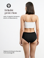 CareDone Reusable Period Panty – Rash-Free Protection, High-Rise Leak-Proof Absorbent Underwear