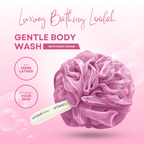 Caredone Body Scrubber & Shower Loofah Sponge – For Men, Women & Kids, Round Sponge Loofa