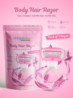 Caredone Portable Body Hair Razor – Smooth & Gentle Shaving, Perfect for Travel
