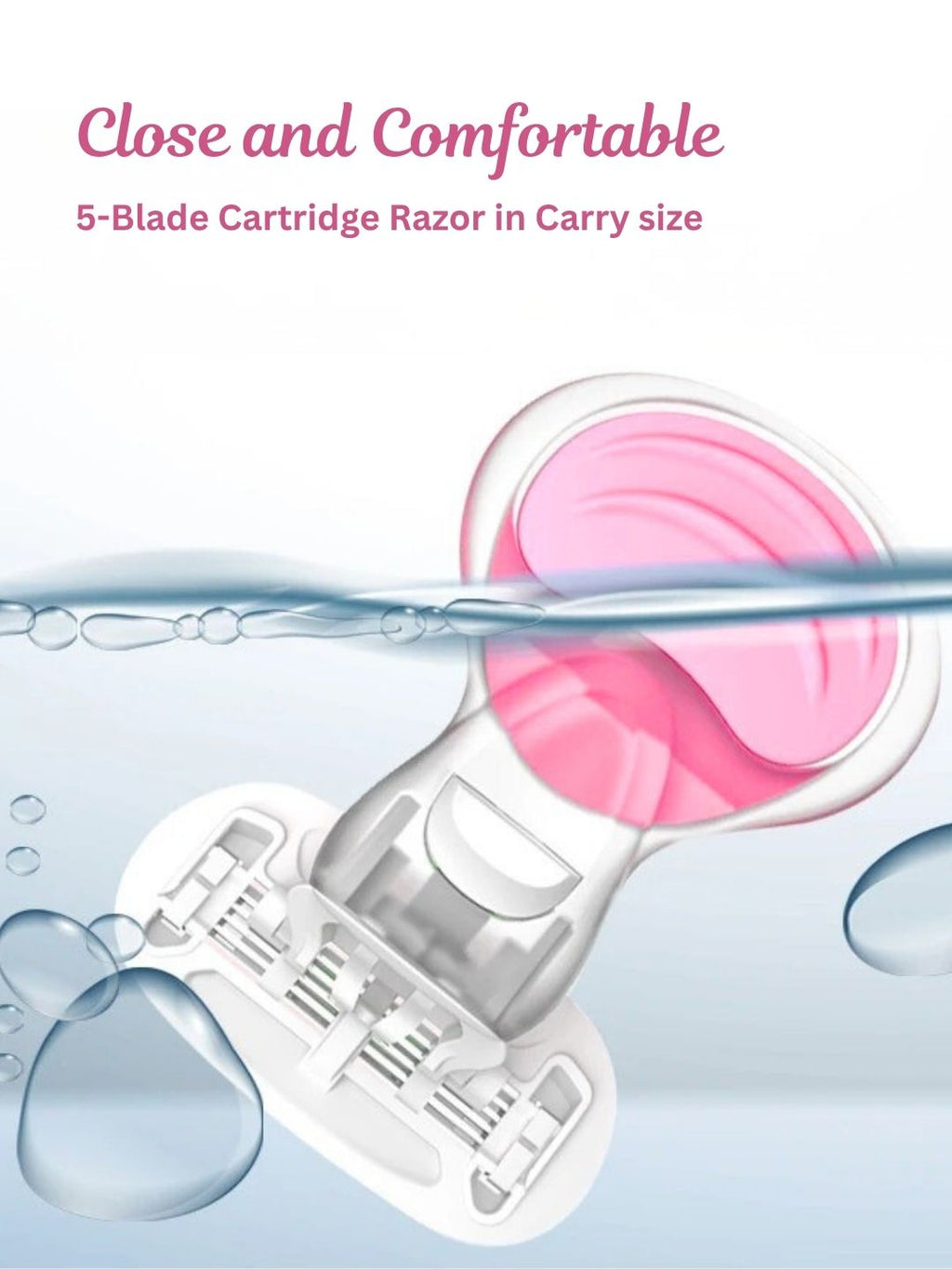 Caredone Portable Body Hair Razor – Smooth & Gentle Shaving, Perfect for Travel