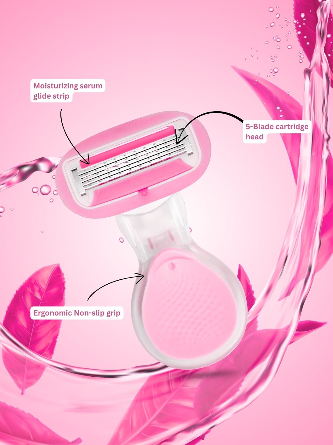 Caredone Portable Body Hair Razor – Smooth & Gentle Shaving, Perfect for Travel